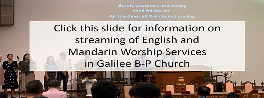 Streaming of Worship Services